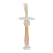 Силиконовая зубная щетка Mumlove MGZ-0707(Peach) с ограничителем. Изображение №2