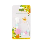 Цепочка для пустышки "Звезда" 3390(Pink) силиконовая. Изображение №2