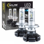 Лампа LED H4 радіатор 50W/6000Lm/6000K Philips ZES IP67/9-32V "Solar" 8804 12 міс. гарантії. Изображение №2