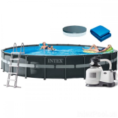Каркасний басейн Intex 26340 (732-132см), 47241 л. Зображення №2