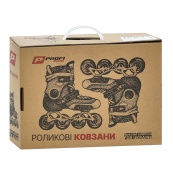 Детские раздвижные ролики A4156-XS-OR, размер 27-30. Изображение №5