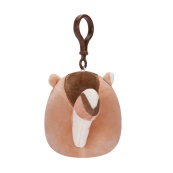 Мягкая игрушка на клипсе Бурундук Мельзи SQUISHMALLOWS SQCP00148, 9 см. Изображение №4