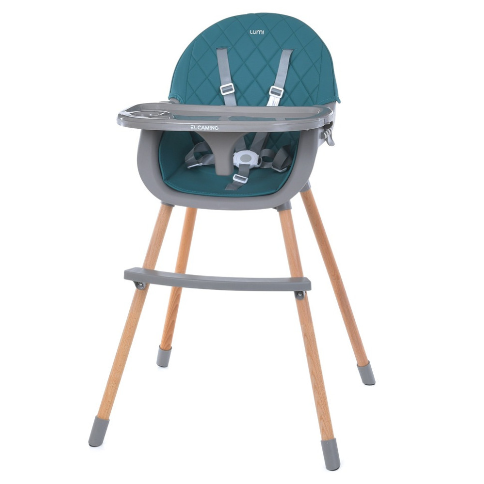 Стільчик для годування LUMI ME 1111 Teal екошкіра Стільчик для годування LUMI ME 1111 Teal екошкіра