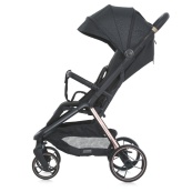 Детская прогулочная коляска BEYA ME 1127-G Black Leo. Изображение №5