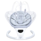 Заколисуючий центр-шезлонг SOUL ME 1175 Light Gray. Зображення №4