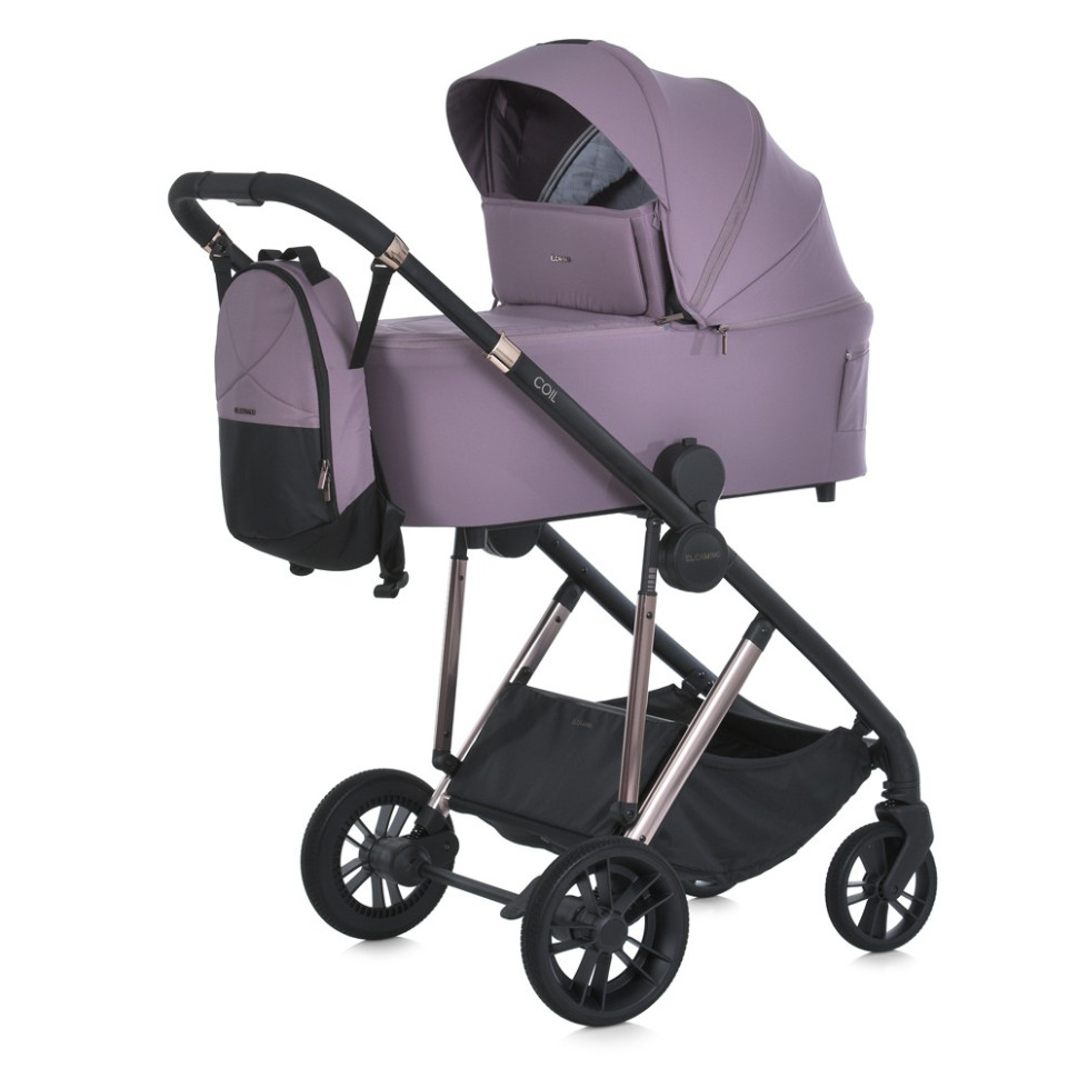 Дитяча універсальна коляска 2 в 1 COIL ME 1190 Grape Pink Дитяча універсальна коляска 2 в 1 COIL ME 1190 Grape Pink