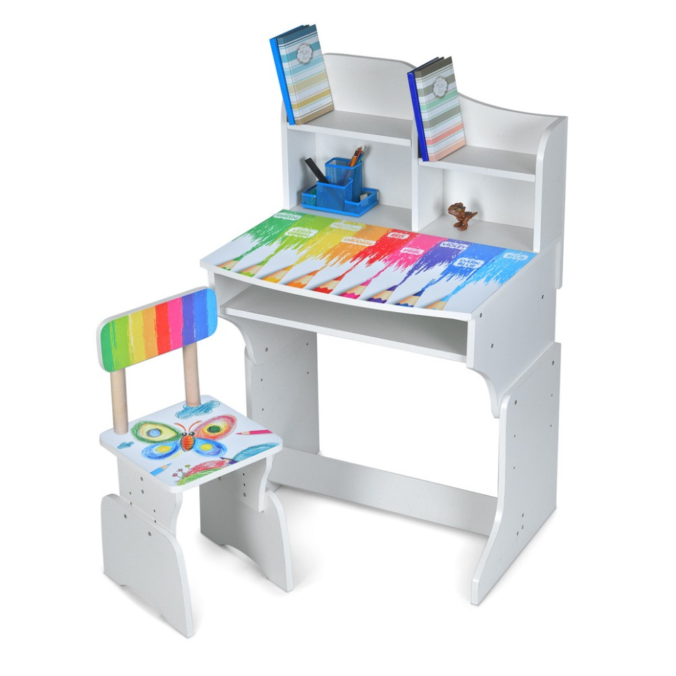 Дитяча парта M 904-8 висота 3 положення, зі стільчиком Дитяча парта M 904-8 висота 3 положення, зі стільчиком