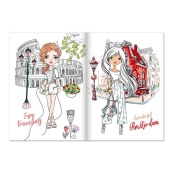 Дитяча розмальовка "Girls Travel" РМ-88-01 серія "Dream & Style". Зображення №2