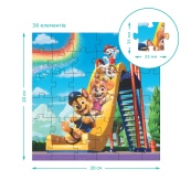 Дитячий пазл Ігровий майданчик Paw Patrol 200578, 3 в 1. Зображення №6