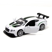 Детская автомодель BENTLEY CONTINENTAL GT3 TechnoDrive 250258 белый. Изображение №8
