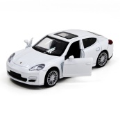 Детская автомодель PORSCHE PANAMERA S TechnoDrive 250254 белый. Изображение №8