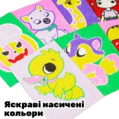 Дитячий набір для творчості картини з піску 9 в 1 KP-004 на картоні. Зображення №5