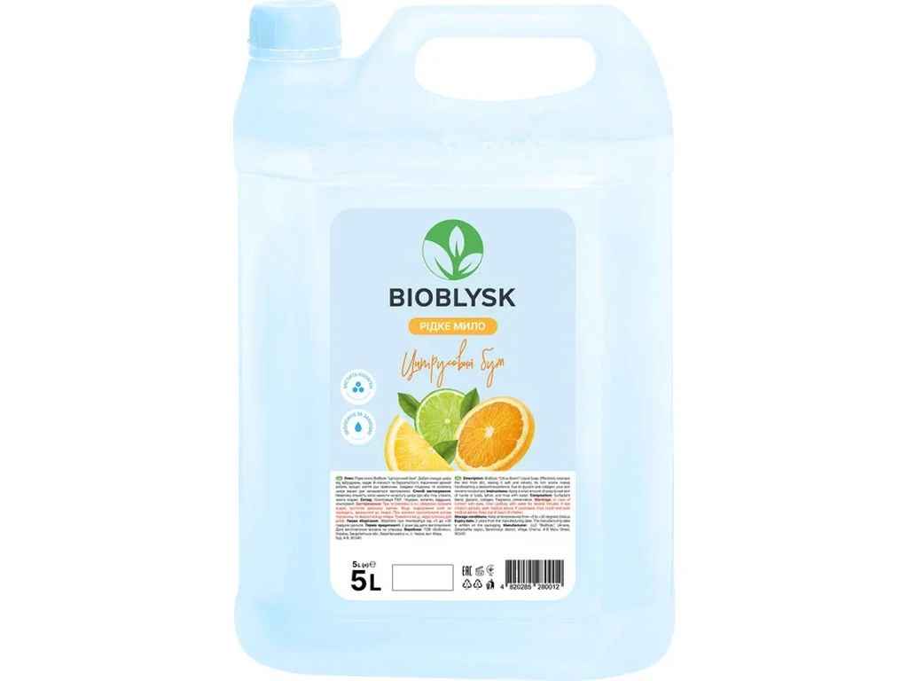 Крем-мило рідке 5л парфумоване антибактеріальне “Citrus Tree Oud” ТМ BIOBLYSK Крем-мило рідке 5л парфумоване антибактеріальне “Citrus Tree Oud” ТМ BIOBLYSK