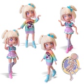Детская кукла "Стильная Конфетка-единорог" 4SF Manga Dolls HKTF2000 серии "Hello Kitty". Изображение №4