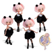 Детская кукла "Золотая Дева" 4SF Manga Dolls HKTF0200 серии "Hello Kitty". Изображение №8