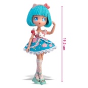 Детская кукла "Красавица Пинк" 4SF Manga Dolls HKTF0300 серии "Hello Kitty". Изображение №6