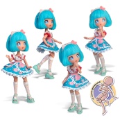 Детская кукла "Красавица Пинк" 4SF Manga Dolls HKTF0300 серии "Hello Kitty". Изображение №8
