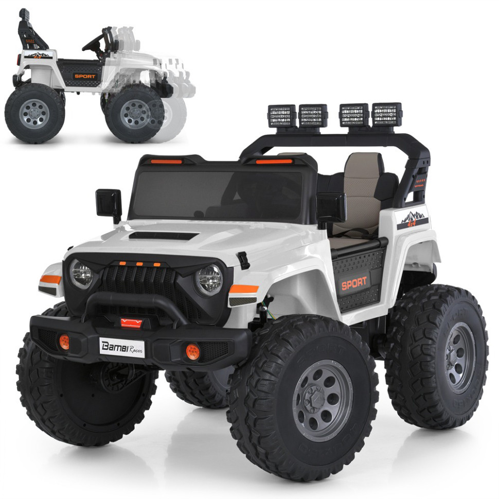 Дитячий електромобіль Джип M 6204EBLR-1(24V) до 60 кг Дитячий електромобіль Джип M 6204EBLR-1(24V) до 60 кг