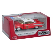 Инерционная машинка 1957 Chevrolet Bel Air(Fire Chirf) Kinsmart KT 5325 W. Изображение №4