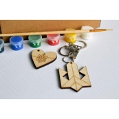 Набор детского творчества Роспись по дереву «Брелоки» РД-014. Изображение №4 Набор детского творчества Роспись по дереву «Брелоки» РД-014. Изображение №4