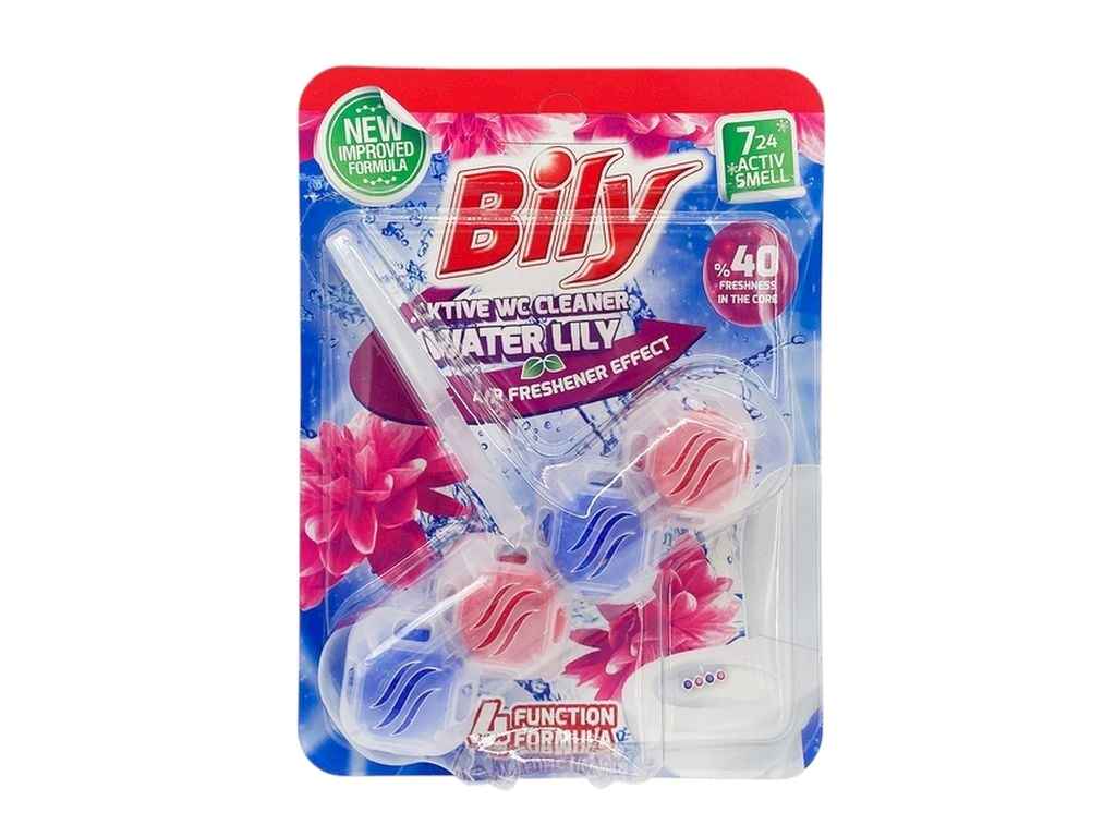 Блок для туалетів DIAMOND 1*50г Лілії ТМ BILY Блок для туалетів DIAMOND 1*50г Лілії ТМ BILY