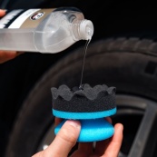 Губка-аплікатор для шин "К2" D=6см Tyre Applicator K720. Зображення №4
