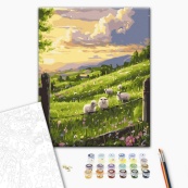 Картина за номерами "Весняна галявина" BS54293, 40х50 см. Зображення №2