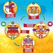 Дитячий іграшковий набір з фігурками "Скриня зі скарбами" PIRATIX PPXSP116IN00. Зображення №7
