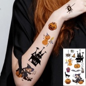 Набір дитячих тимчасових тату "Хелловін" kids-tatto-halloween-set-30. Зображення №4