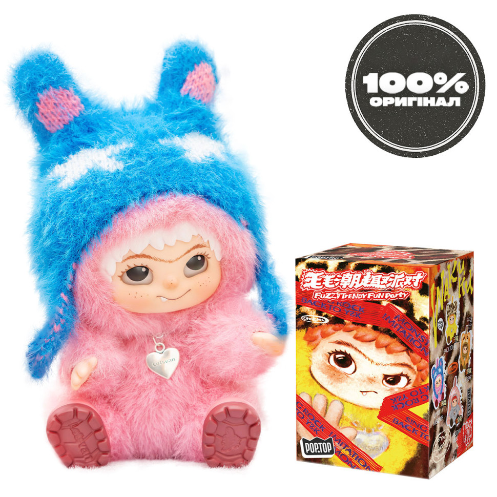 Колекційна м'яка іграшка з кільцем Весела вечірка Pop Top Letsvan 17WK-0601 серії "Wakuku" Колекційна м'яка іграшка з кільцем Весела вечірка Pop Top Letsvan 17WK-0601 серії "Wakuku"