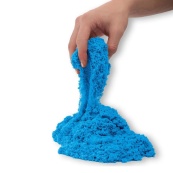 Песок для детского творчества «COLOUR» Kinetic Sand 71453B, синий 907 г. Изображение №3