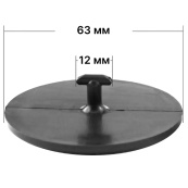 Кліпси 60151 килимків салону BMW OEM: 07149166608, (Гачок,поворотний). Зображення №3