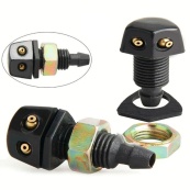 Форсунка на капот "гайка метал" 2-струменева/універсальна/ущільнювач /Toyota (E52). Изображение №2