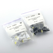 Світлодіод 12V Т10 Білий SMD 4 (3030) "10504" +120Lm (тип CREE) (1шт). Зображення №2