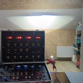 Лампа LED Міні Лінзи H4 D35мм 65/90w 7000/10000Lm 6000K 3570+1860 Chips 12v "M01P". Изображение №3