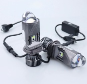 Лампа LED Міні Лінзи H4 D35мм 70/100w 8000/11000Lm 6000K 3570+1860*2 12V "M01K". Изображение №2