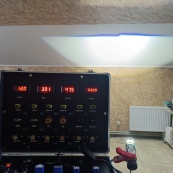 Лампа LED Міні Лінзи H4 D35мм 100/120w 10000/12000Lm 6500K 3570+5050 Chip Matrix 12V "M01K-T". Изображение №2