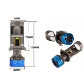 Лампа LED Міні Лінзи H4 D35мм 160/170w 17000/18000Lm 6000K 3570 Chip 12V "F60". Изображение №5