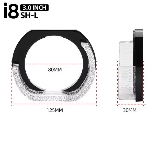 LED-маска з ангельськими вічками 3"/12v/6000k/White/R8-L (2шт.) 5D-L LED-маска з ангельськими вічками 3"/12v/6000k/White/R8-L (2шт.) 5D-L