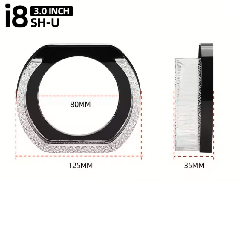 LED-маска з ангельськими вічками 3"/12v/6000k/White/R8-U (2шт.) LED-маска з ангельськими вічками 3"/12v/6000k/White/R8-U (2шт.)