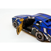 Деревянный 3D конструктор Mustang GT Puz-00642, 162 детали. Изображение №4