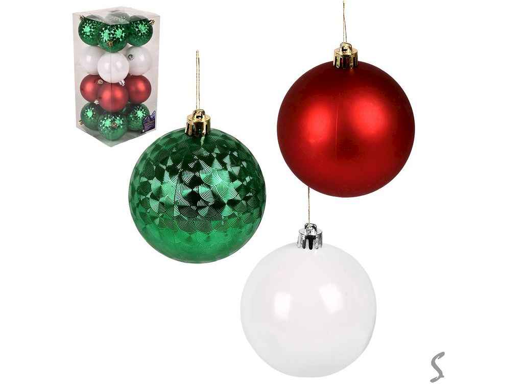 Набір ялинкових куль 8см 16шт/наб 9 791 ТМ STENSON Набір ялинкових куль 8см 16шт/наб 9 791 ТМ STENSON