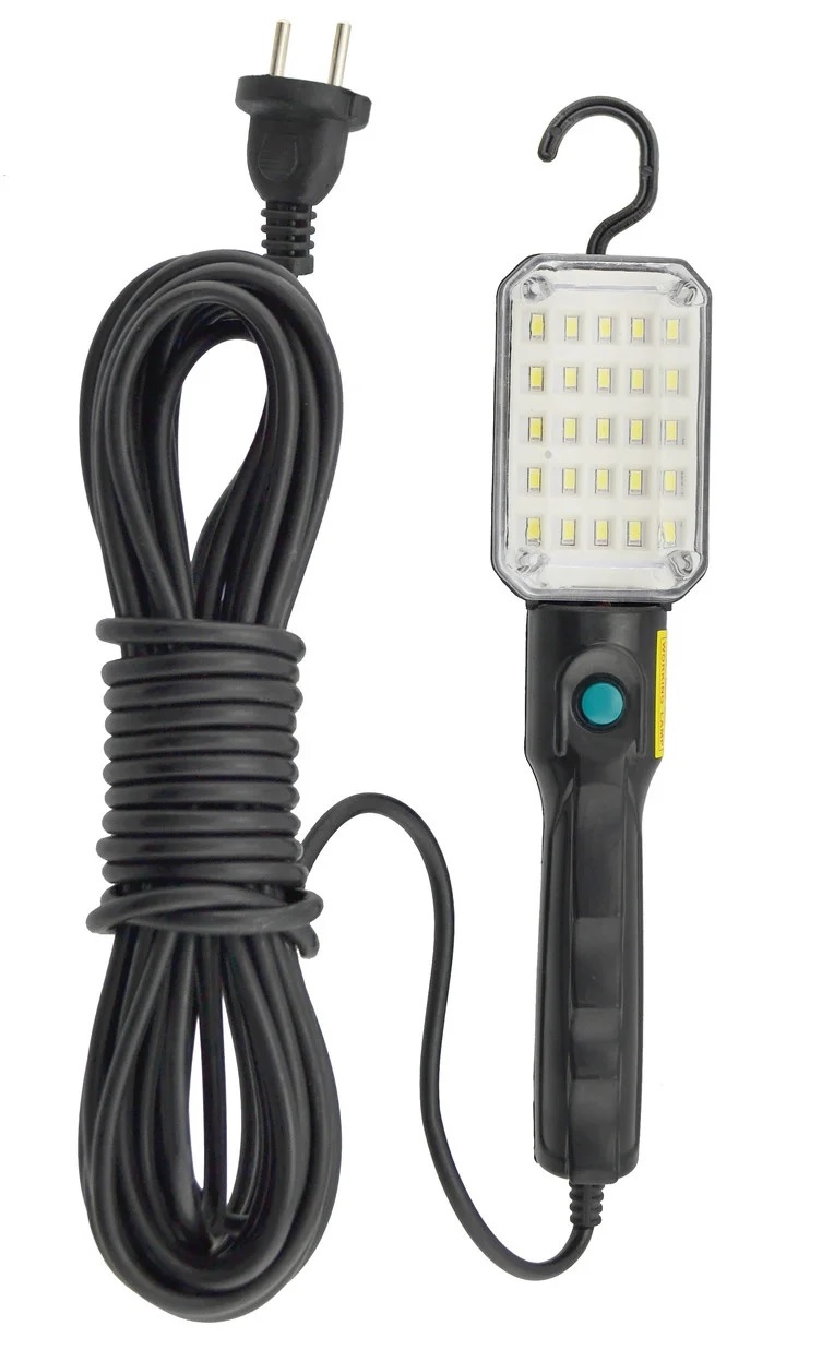 Переноска інспекційна 220в кабель 10м Діодна 25 SMD гачок/магніт вимк. Чорна "TUNDRA" 7609 Переноска інспекційна 220в кабель 10м Діодна 25 SMD гачок/магніт вимк. Чорна "TUNDRA" 7609