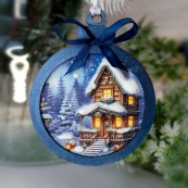 Творчий набір для створення 3-х ялинкових прикрас "Fairytale Christmas" FDCKW-051. Зображення №6