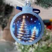 Творчий набір для створення 3-х ялинкових прикрас "Fairytale Christmas" FDCKW-051. Зображення №7