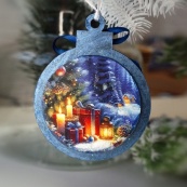 Творчий набір для створення 3-х ялинкових прикрас "Fairytale Christmas" FDCKW-051. Зображення №9