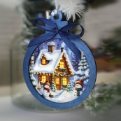 Творчий набір для створення 3-х ялинкових прикрас "Fairytale Christmas" FDCKW-051. Зображення №10