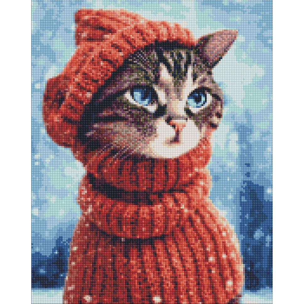 Алмазна мозаїка "Дивовижна киця" ©Neag Mircea Marius AMO7350, 40х50 см Алмазна мозаїка "Дивовижна киця" ©Neag Mircea Marius AMO7350, 40х50 см