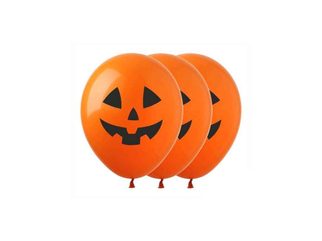 Кульки 12 (30 см) ТИКВА ХЕЛОУЇН 1-стор., (10шт/уп) 828008 ТМ PELICAN Кульки 12 (30 см) ТИКВА ХЕЛОУЇН 1-стор., (10шт/уп) 828008 ТМ PELICAN