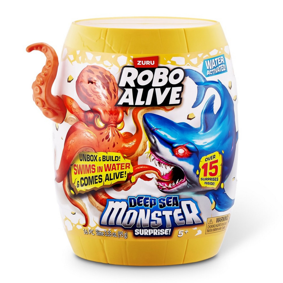 Интерактивный игровой набор "Глубоководный сюрприз: Осьминог" ROBO ALIVE S1 Pets & Robo Alive 71155B Интерактивный игровой набор "Глубоководный сюрприз: Осьминог" ROBO ALIVE S1 Pets & Robo Alive 71155B